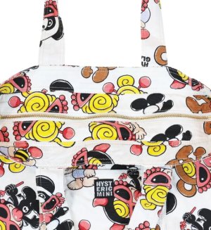 画像3: MY FIRST HYSTERIC MINI   PLUMP MINI 総柄 ペアレンツバッグ　04；ホワイト系 (3)