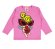 画像1: MY FIRST HYSTERIC MINI    ANGEL MINI WITH A HEART 長袖Tシャツ　　25；ピンク (1)
