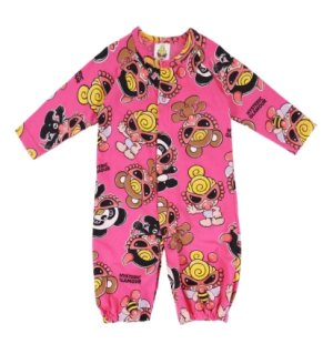 画像1: MY FIRST HYSTERIC MINI    PLUMP MINI 総柄 2WAYALL　29；ピンク系　サイズ；FREE(60-70cm)  (1)