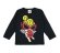画像1: MY FIRST HYSTERIC MINI    ANGEL MINI WITH A HEART 長袖Tシャツ　　10；ブラック (1)