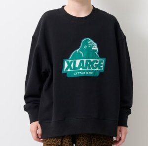 画像2: XLARGE KIDS　　OGパッチトレーナー 　80；黒 (2)