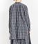 画像2: Veritecoeur　ヘンリーネックシャツ 　NAVY CHECK      サイズ；F (2)