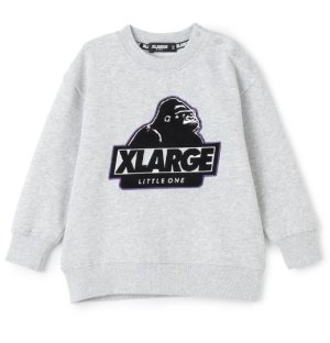 画像1: XLARGE KIDS　　OGパッチトレーナー 　85；TOP・グレー (1)