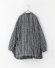 画像1: Veritecoeur　ヘンリーネックシャツ 　NAVY CHECK      サイズ；F (1)