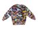 画像2: MY FIRST HYSTERIC MINI    MOTOR BABY 総柄 裏毛トレーナー　　14；ブラック系 (2)
