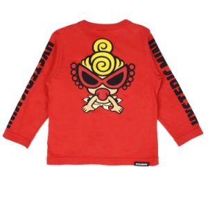 画像2: MY FIRST HYSTERIC MINI    SAY HI! TO POP UP MINI 長袖Tシャツ　　20；レッド (2)