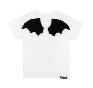 画像2: MY FIRST HYSTERIC MINI 　 DEVILKIN 羽付き 半袖Tシャツ　　00；ホワイト　サイズ；90 (2)