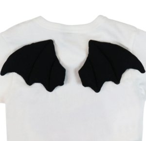画像4: MY FIRST HYSTERIC MINI 　 DEVILKIN 羽付き 半袖Tシャツ　　00；ホワイト　サイズ；90 (4)