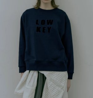 画像1: doux bleu　LOWKEY スウェット　55；ネイビー　サイズ；FREE (1)