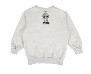 画像2: HYSTERIC MINI 　 PLUMP PANDA MINI 裏毛トレーナー　　16；オートミール (2)