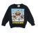 画像1: MY FIRST HYSTERIC MINI 　LET'S MAKE A SNOWMAN WITH J 裏毛トレーナー　　10；ブラック (1)