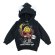 画像1: MY FIRST HYSTERIC MINI 　MEOW MINI 耳付き 裏毛パーカー　　10；ブラック　サイズ；90 (1)