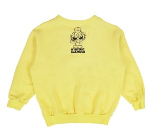 画像2: HYSTERIC MINI 　PLUMP LITTLE BEE 裏毛トレーナー　　61；レモンイエロー (2)