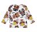 画像1: MY FIRST HYSTERIC MINI 　PLUMP MINI総柄 長袖Tシャツ　　04；ホワイト系 (1)