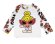 画像1: MY FIRST HYSTERIC MINI 　PLUMP MINI ラグラン 長袖Tシャツ　00；ホワイト　サイズ；90 (1)