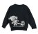 画像2: MY FIRST HYSTERIC MINI 　LET'S MAKE A SNOWMAN WITH J 裏毛トレーナー　　10；ブラック (2)