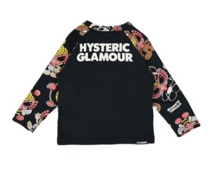 画像2: MY FIRST HYSTERIC MINI 　PLUMP MINI ラグラン 長袖Tシャツ　10；ブラック　サイズ；90 (2)