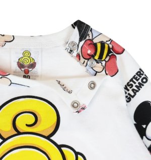 画像3: MY FIRST HYSTERIC MINI 　PLUMP MINI ラグラン 長袖Tシャツ　26；マゼンタ　サイズ；90 (3)