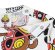 画像3: MY FIRST HYSTERIC MINI 　PLUMP MINI総柄 長袖Tシャツ　　04；ホワイト系 (3)