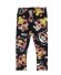 画像2: HYSTERIC MINI 　PLUMP MINI 総柄 10分丈レギンス　　14；ブラック系 (2)