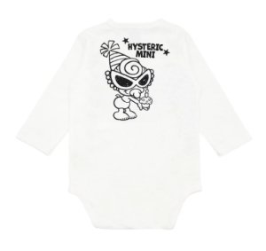 画像2: MY FIRST HYSTERIC MINI 　HAPPY BIRTHDAY TO YOU 長袖ロンパース 　00；ホワイト (2)