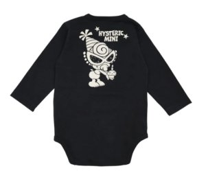 画像2: MY FIRST HYSTERIC MINI 　HAPPY BIRTHDAY TO YOU 長袖ロンパース 　00；ホワイト (2)