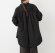画像2: Veritecoeur　バックギャザーロングシャツ　BLACK　　サイズ；F (2)