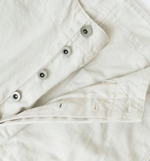 画像4: Veritecoeur　　バーティカルポケットデニム　　IVORY (4)