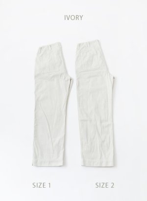 画像1: Veritecoeur　　バーティカルポケットデニム　　IVORY (1)