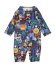 画像1: MY FIRST HYSTERIC MINI 　DENIM FREAK 総柄 Viscotex 2WAYALL　　49；インディゴ　サイズ；FREE(60-70cm)  (1)