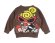 画像2: HYSTERIC MINI 　LITTLE SWING WITH J 裏毛トレーナー　　70；ブラウン　　サイズ；100 (2)