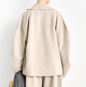 画像2: Veritecoeur　　ニットジャケット　　BEIGE　サイズ；F (2)