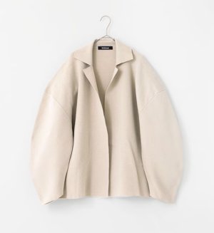 画像1: Veritecoeur　　ニットジャケット　　BEIGE　サイズ；F (1)