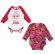 画像1: MY FIRST HYSTERIC MINI 　PLUMP MINI 長袖ロンパース セット　　29；ピンク系　　 (1)