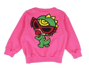 画像2: HYSTERIC MINI 　MINILA 裏毛トレーナー　　25；ピンク (2)