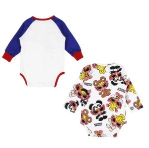 画像2: MY FIRST HYSTERIC MINI 　PLUMP MINI 長袖ロンパース セット　　04；ホワイト系　　 (2)