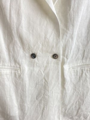 画像3: 40%off　  Bon Vieux Temps　フレンチリネン　袖なしジャケット　10；OFF WHITE　サイズ；1 (3)