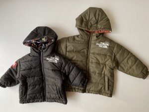 画像1: 50%off JAM　リバーシブル総柄ジャケット　　カーキ　　サイズ；120 (1)