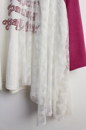 画像3: 50%off 2023春夏　GTH　テンジク アシンメトリー　TEE　5；赤　　サイズ；01 (3)