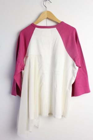 画像4: 50%off 2023春夏　GTH　テンジク アシンメトリー　TEE　5；赤　　サイズ；01 (4)