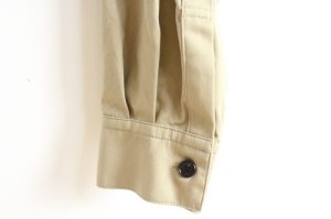 画像5: 50%off 2023SS　gomme　チノクロス　ビッグポケットブラウス　1；ベージュ　サイズ；M (5)