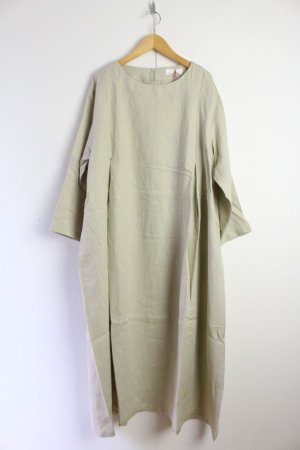 画像5: 40%off  YARRA 　　リトアニアリネンワンピース　20；BEIGE (5)