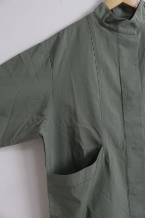 画像4: 40%off  doux blue　　スタンドカラーコート　30；Green (4)