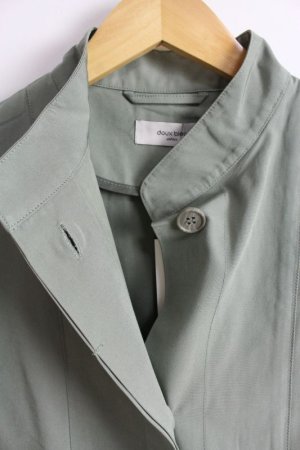 画像3: 40%off  doux blue　　スタンドカラーコート　30；Green (3)