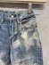 画像2: 2026秋冬 　DENIMDUNGAREE　 12ozHOME MADEデニム ペンキヨゴシ 5P LPN　　44；ライトブルー (2)