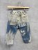 画像3: 2026秋冬 　DENIMDUNGAREE　 12ozHOME MADEデニム ペンキヨゴシ 5P LPN　　44；ライトブルー (3)