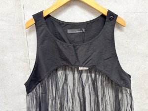 画像2: nunuforme 　チュールワンピース　BLACK (2)