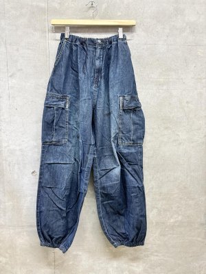 画像1: 2026秋冬 　DENIMDUNGAREE　　  8OZデニム カーゴ PN　　4；紺 (1)