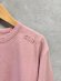画像2: 2026秋冬　FITH  　オールドコットン長袖 Tシャツ　　6；ピンク (2)