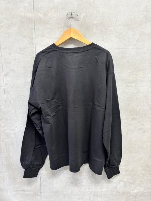 画像3: nunuforme 　ツイストロゴ ロングスリーブT　　　BLACK (3)
